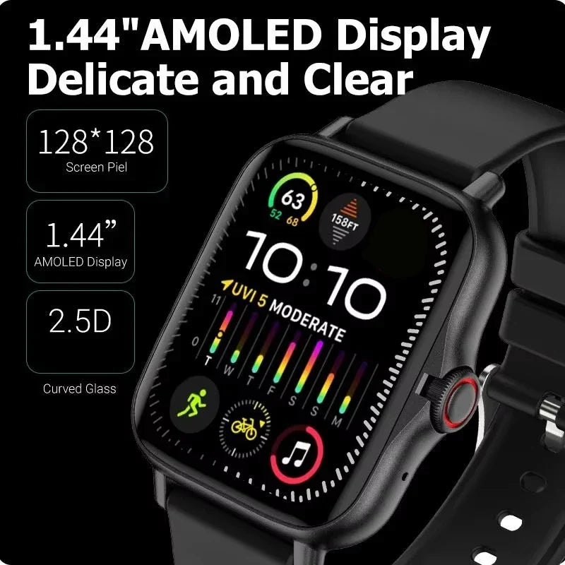 COTAUL C26 Smart Watch 1.44" Bluetooth Call & Heart Rate