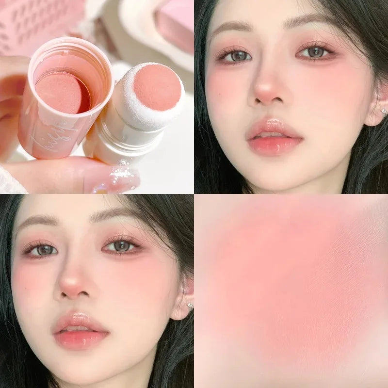 SADOER Cloud Velvet Blush Stick – Dual-Use Lips & Cheeks