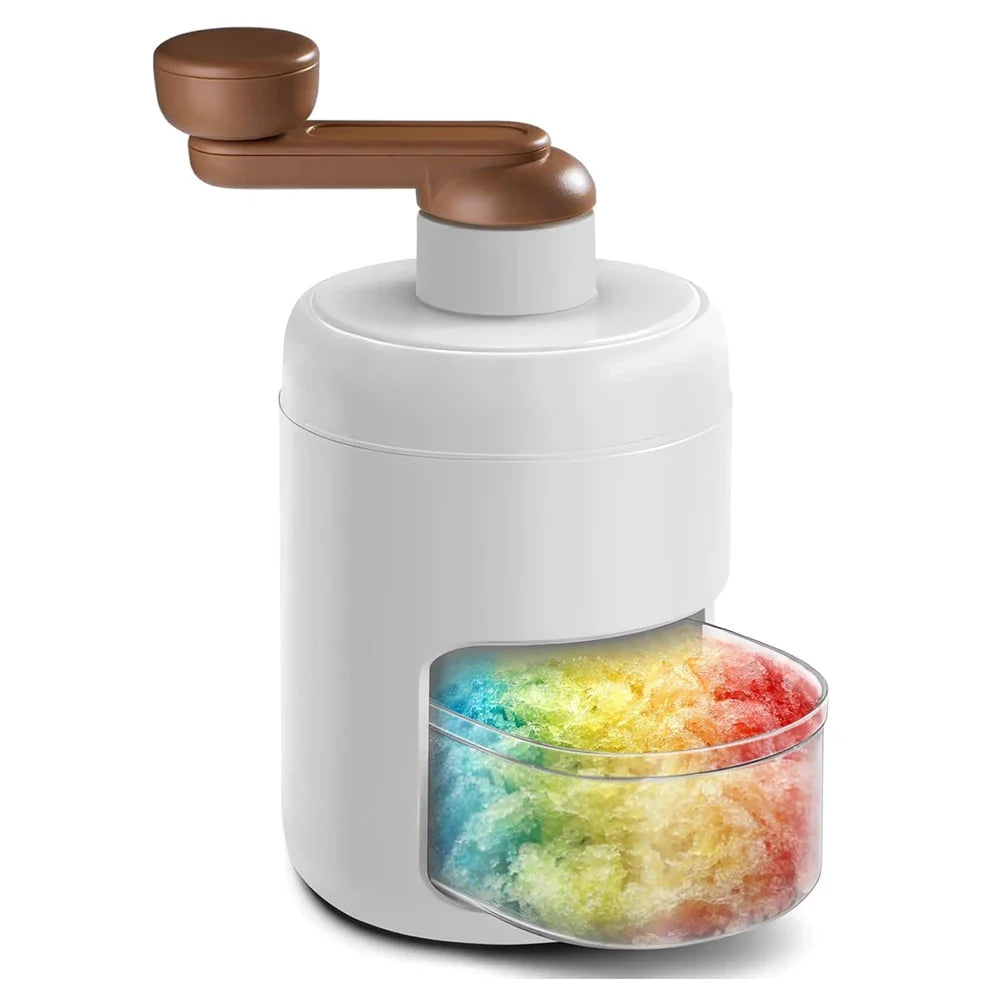 Hand Crank Shaved Ice Maker – Snow Cone & Slushy Machine