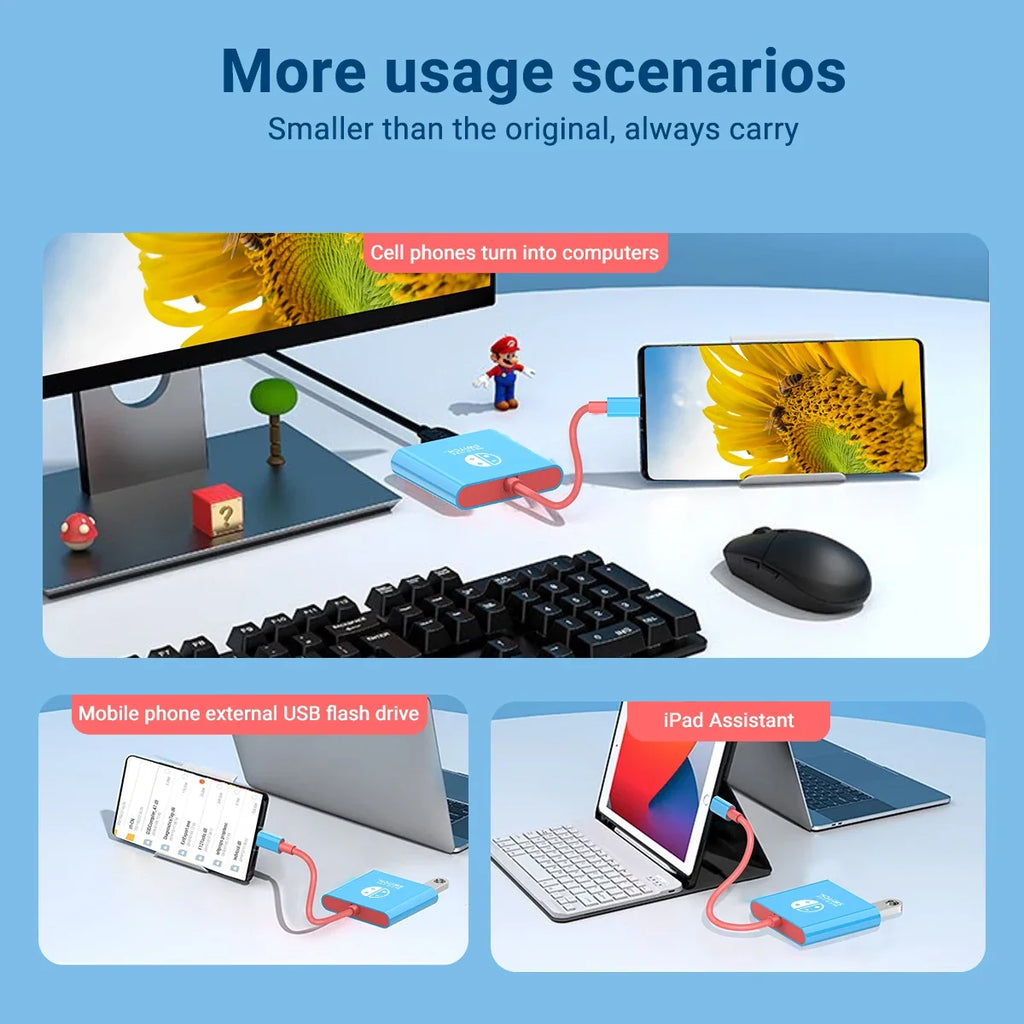 3-in-1 USB-C Hub | 4K HDMI, 100W PD, USB 3.0 Docking Station