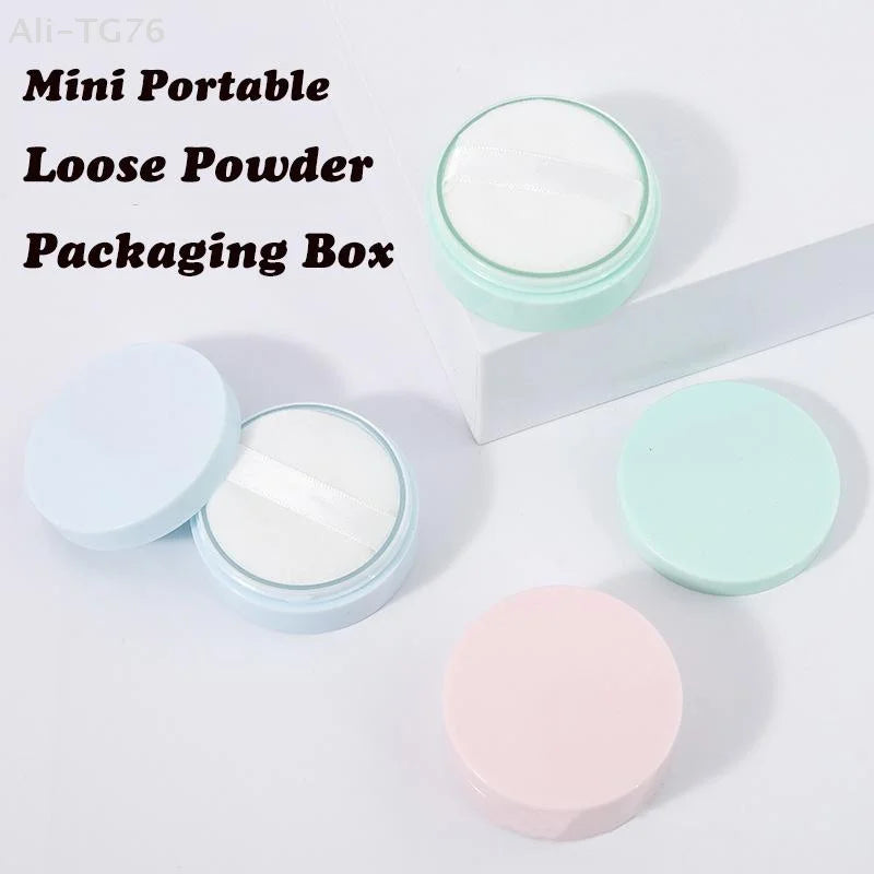 5g Refillable Loose Powder Jar with Puff & Sifter Lid
