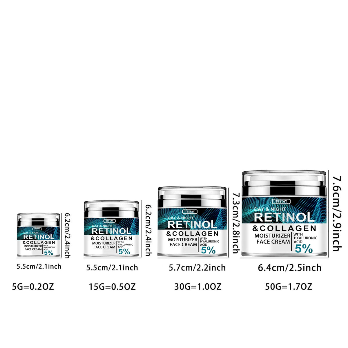 Collagen Retinol Hyaluronic Acid Cream Face