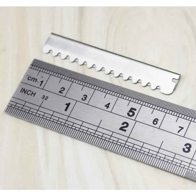 Stainless Steel Safety Hair Razor Blades – Barber Thinning Set