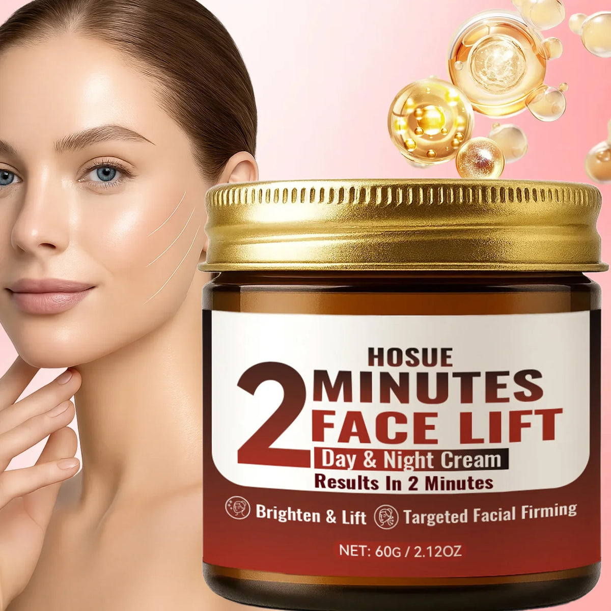 Facial Lift Day & Night Cream – Retinol, Collagen & Hyaluronic