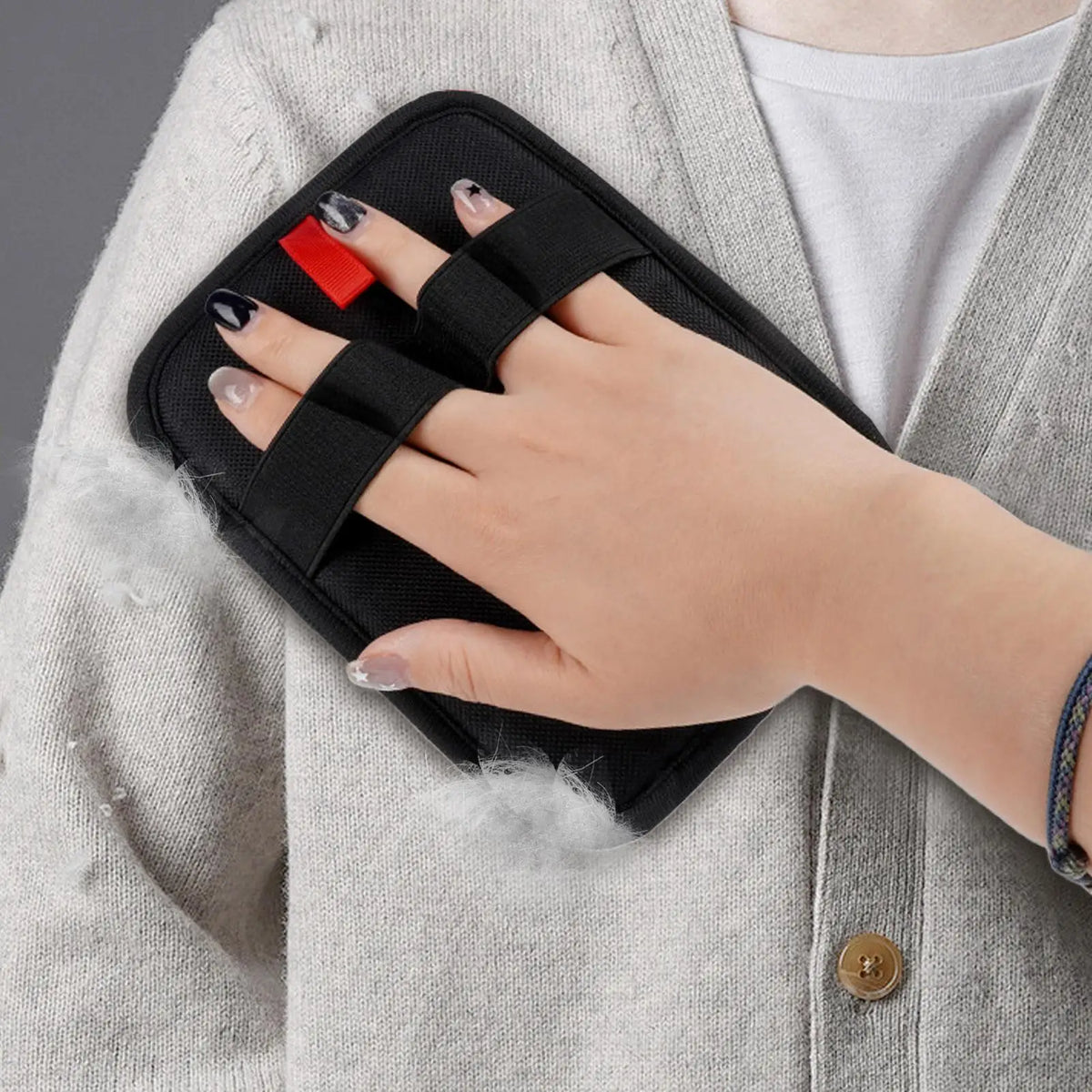 Electrostatic Pet Hair Removal Glove | Washable Grooming Mitten