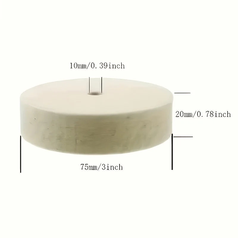 8-Piece 3-Inch Grinding Polishing Wheels Mini Bench Grinder Perfect