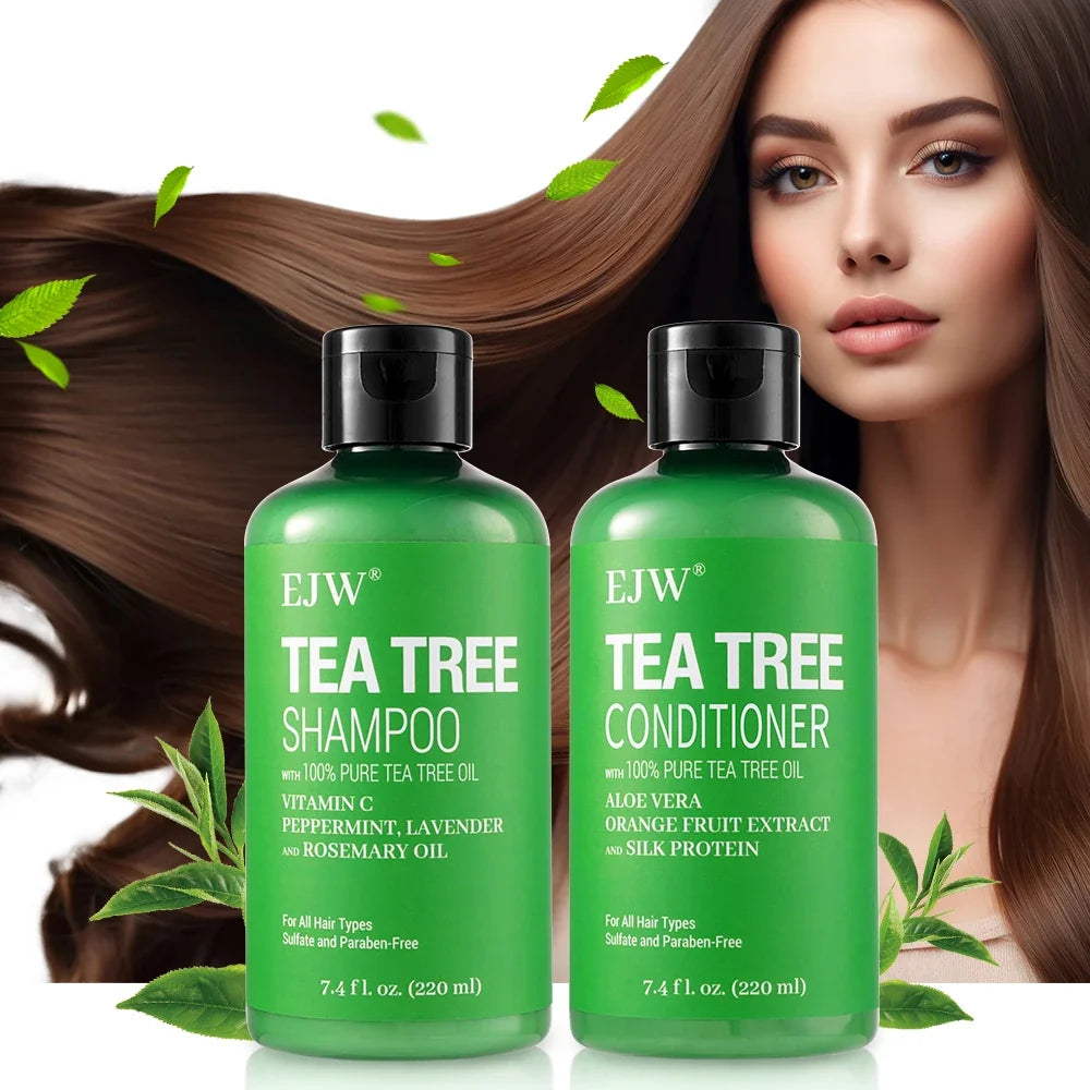 Tea Tree Oil Shampoo & Conditioner Set – Clarifying Scalp