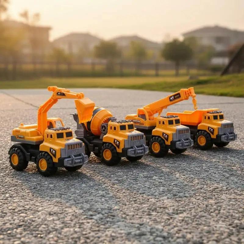 Concrete Mixer Truck Toy – Kids Construction Vehicle