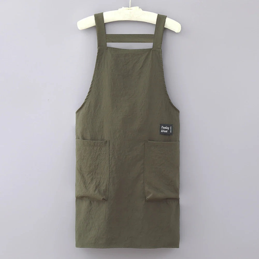 Household Apron Men Women Japanese Barber Coffee Workwear Oil-proof