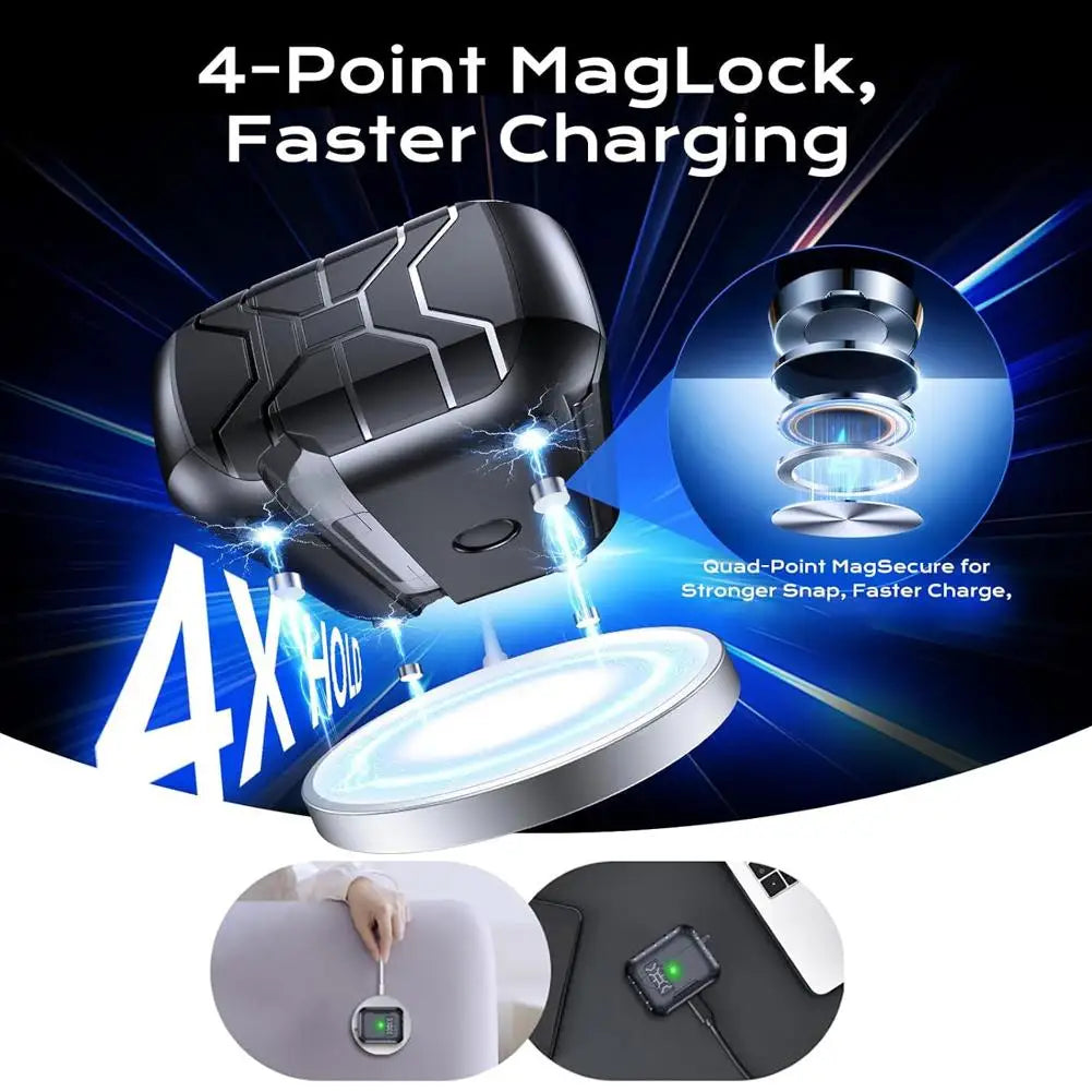 Magnetic Auto-Lock AirPods Pro 3 Case with Phone Stand