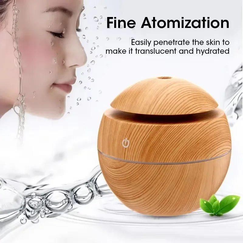 Mini USB Mushroom Humidifier & Essential Oil Diffuser 200ml