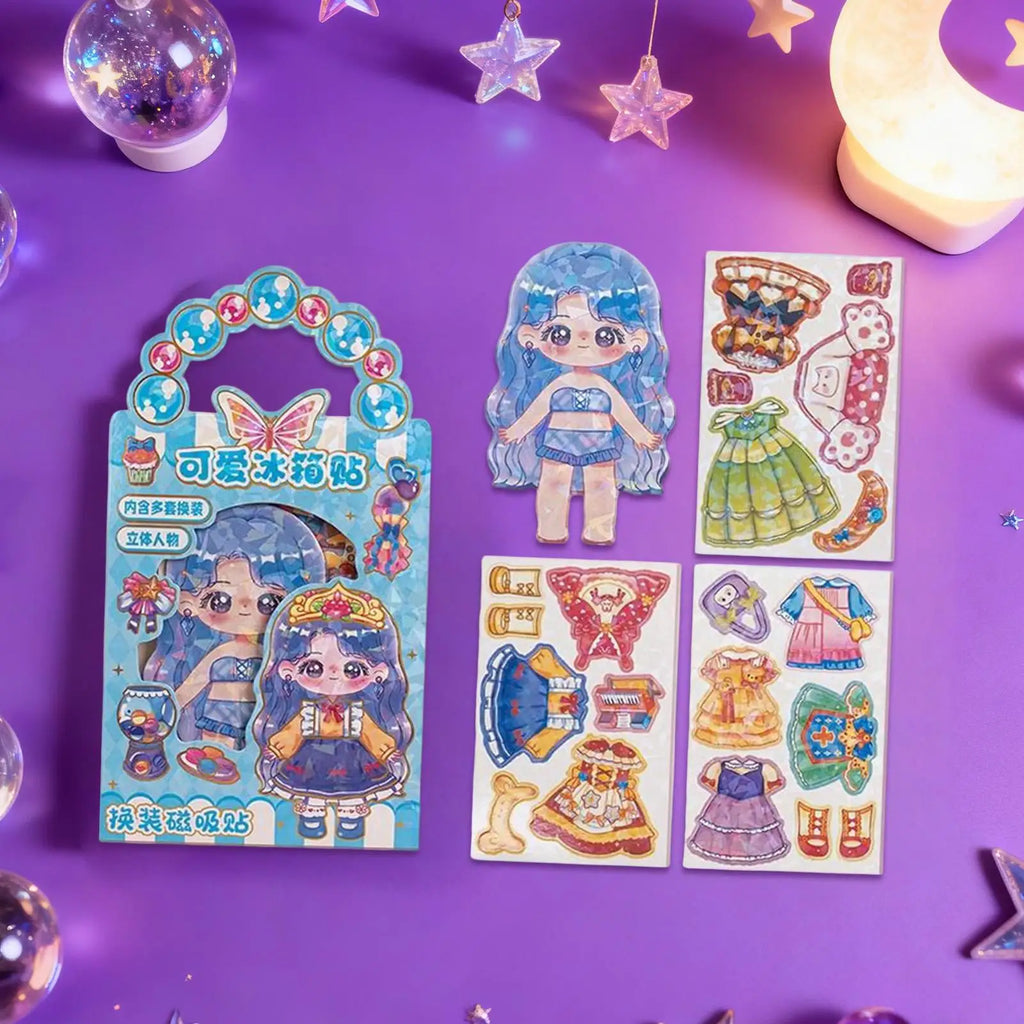3D Magnetic Dress-Up Doll Set | Montessori Mix & Match Toy
