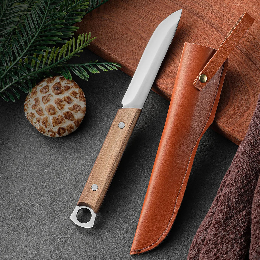 SHENJIU Hand-Forged Boning Knife – Stainless Steel & Wood Handle