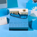 2027 LED Desk Calendar – 3D Tear-Away Paper Carving Art