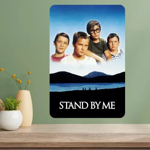 Stand by Me Movie Metal Poster Sign – Retro Vintage Wall Art