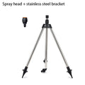 360° Rotating Garden Sprinkler with Telescopic Tripod Stand