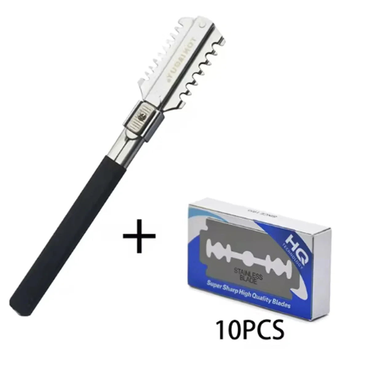 Double-Edge Hair Thinning Razor | Pro Barber Styling Tool