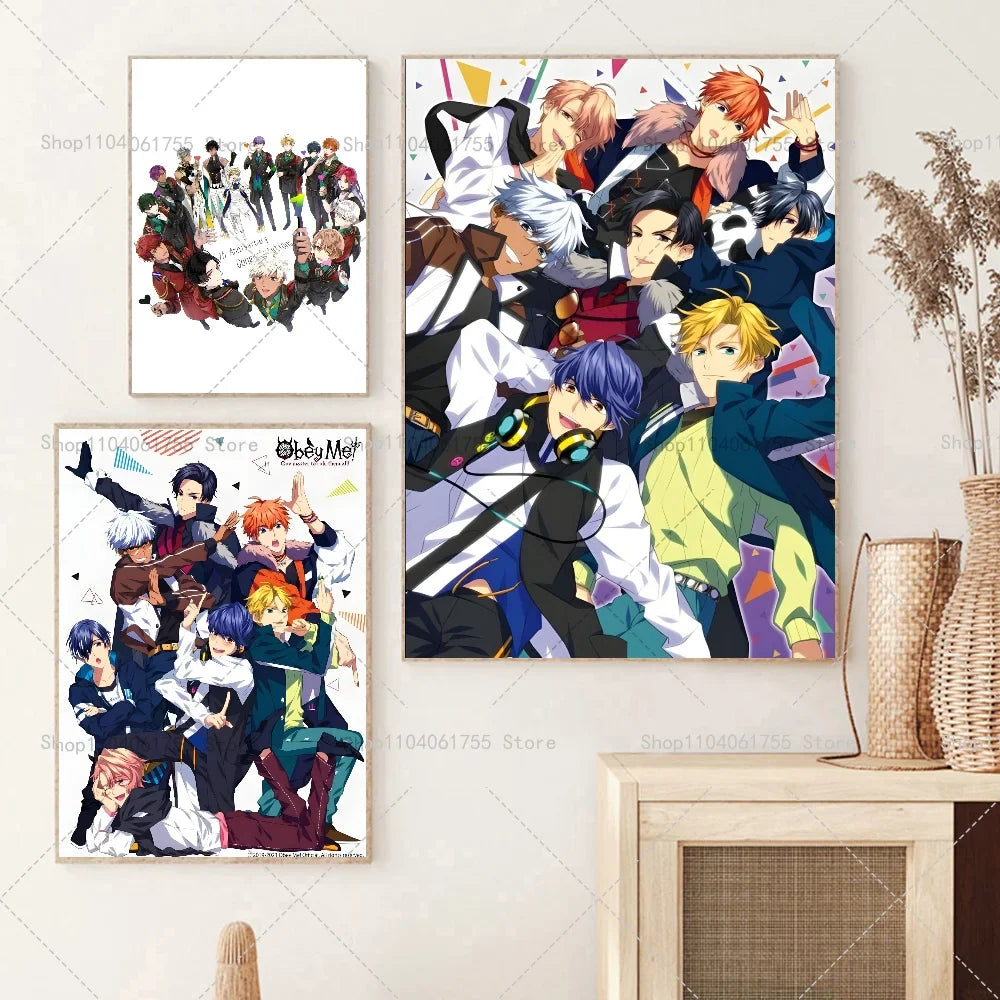 Game Poster Self-Adhesive Waterproof Wall Art Sticker