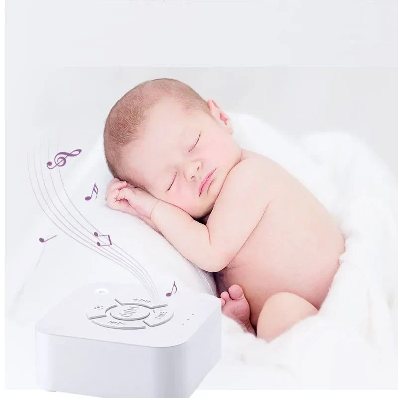 White Noise Machine USB Rechargeable | 9 Sounds, Timer, Sleep Aid