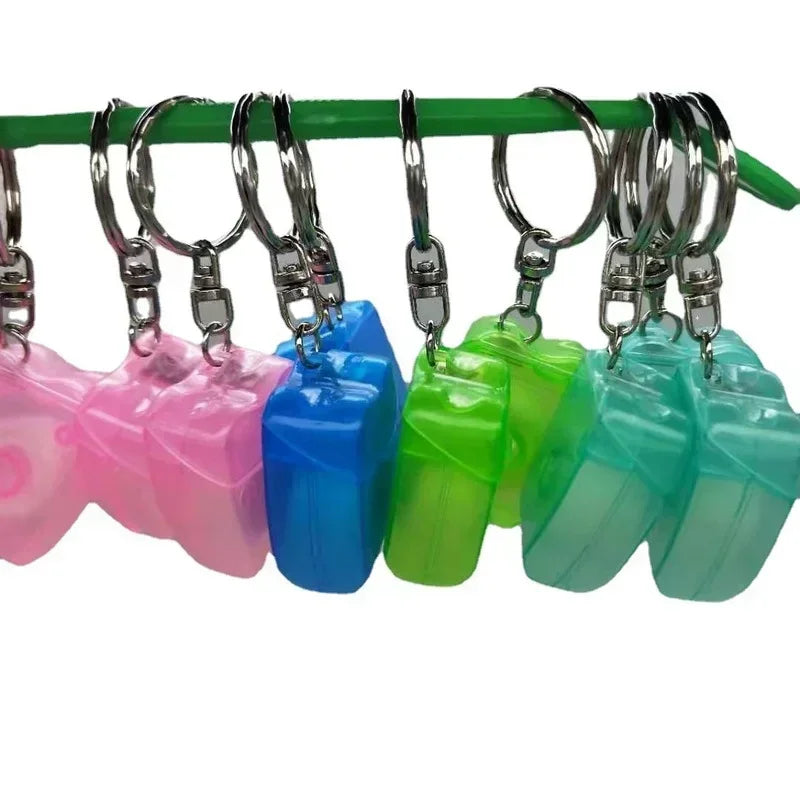 Portable Keychain Dental Floss Dispenser – 15m Nylon Wire
