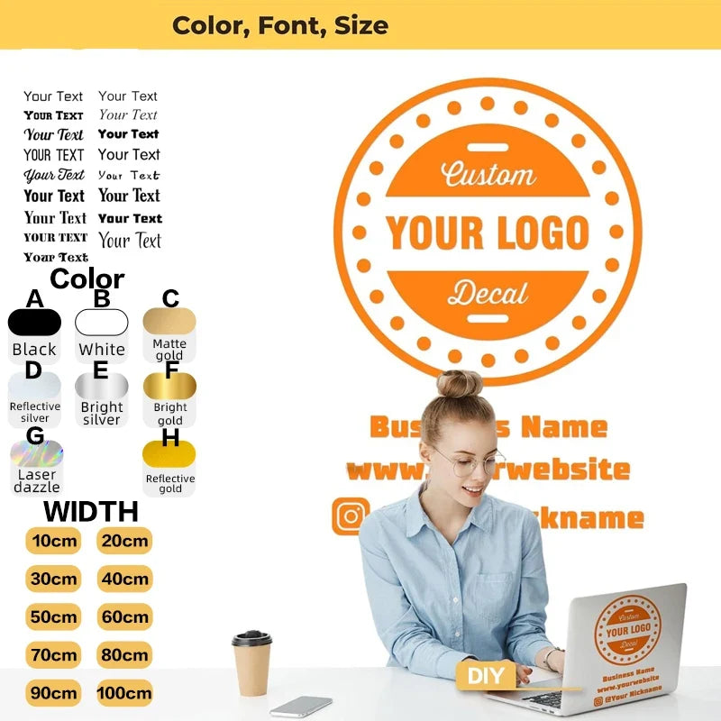 Custom Reflective Car Stickers | Personalized Logo Decals