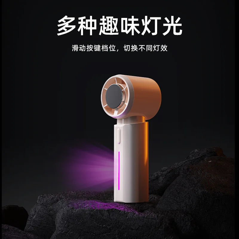 Mini Semiconductor Turbo Handheld & Neck Fan – USB Portable