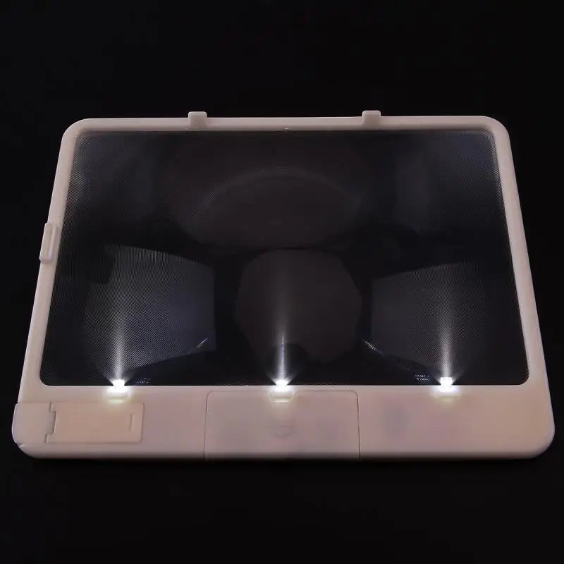 LED Magnifying Glass with Light & Folding Stand – Hands-Free Loupe