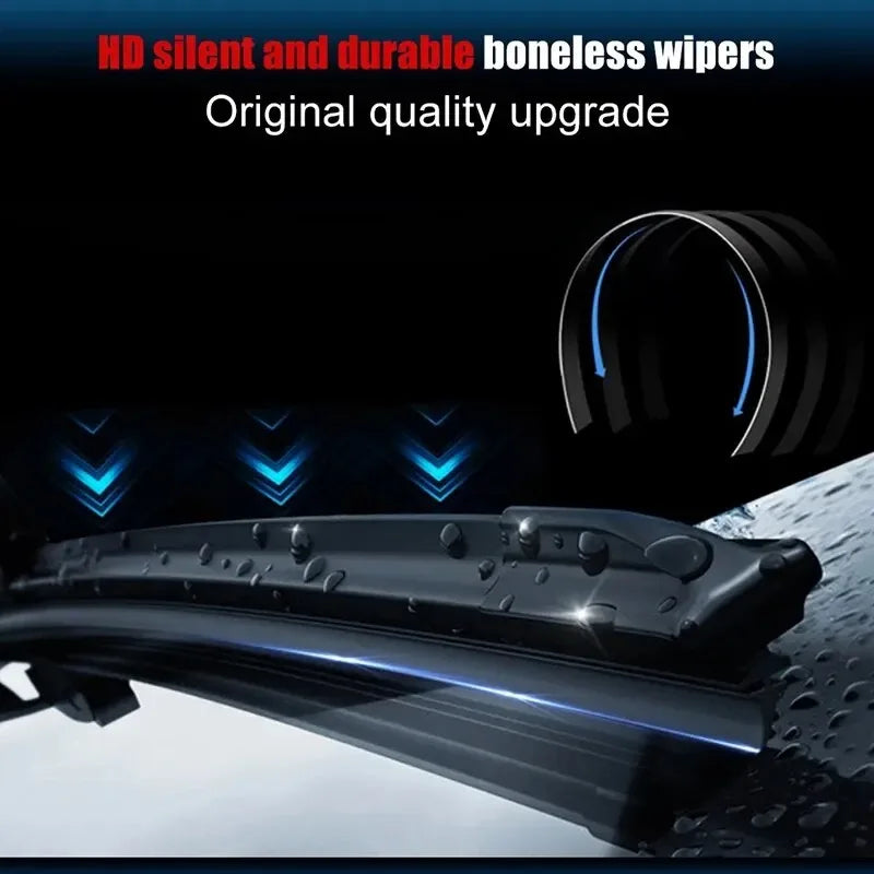 6mm Silicone Wiper Blade Refill Strips – Frameless 14"–32"