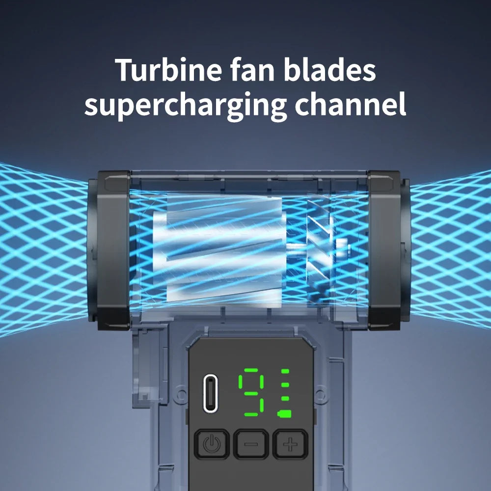 100,000 RPM Turbo Jet Air Blower USB Rechargeable Brushless Fan