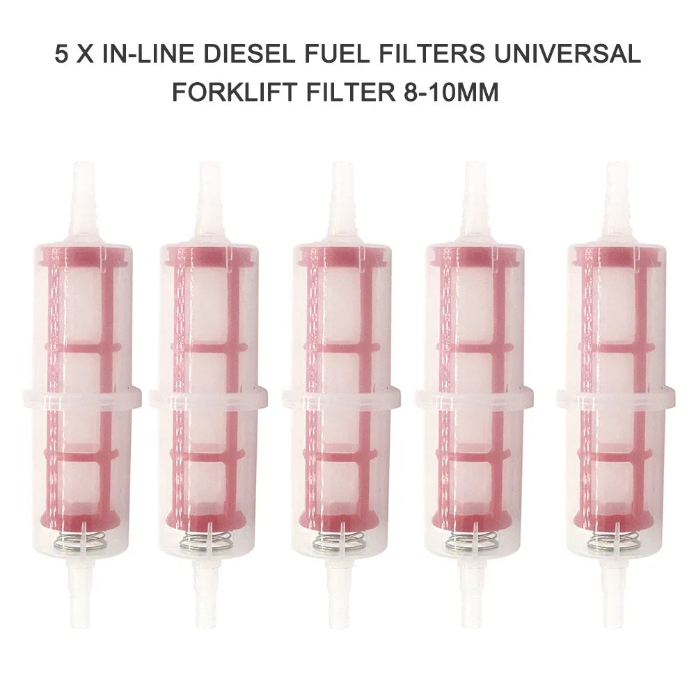 5-Pack Inline Fuel Filters 3/8" 10mm Honda OEM 16900-MG8-003