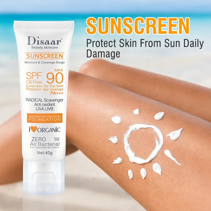 Facial Body Sunscreen Waterproof SPF 90+UV Sun Cream Sunblock Skin