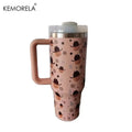 Halloween 40oz Stainless Steel Thermos | Lid, Handle & Straw