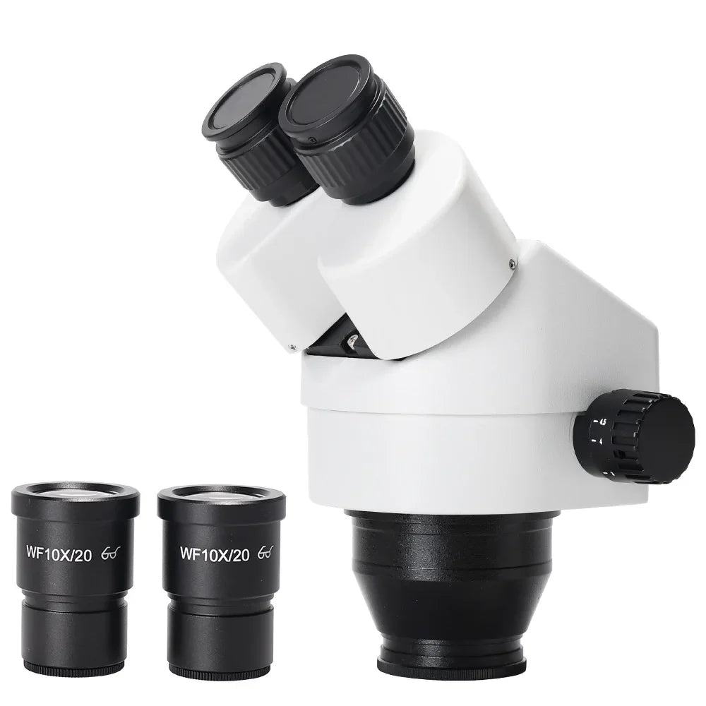7–45X Trinocular Stereo Microscope Head | Zoom Lens