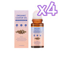 Organic Castor Oil Rose Quartz Roller Ball | 50ml