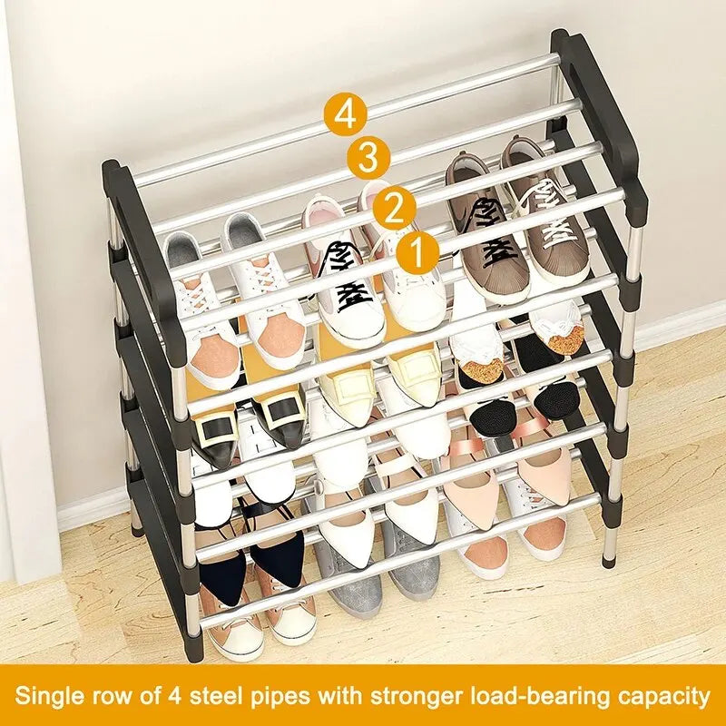 3-7Floor Simple Shoe Rack Multi Layer Dustproof Household Doorstep