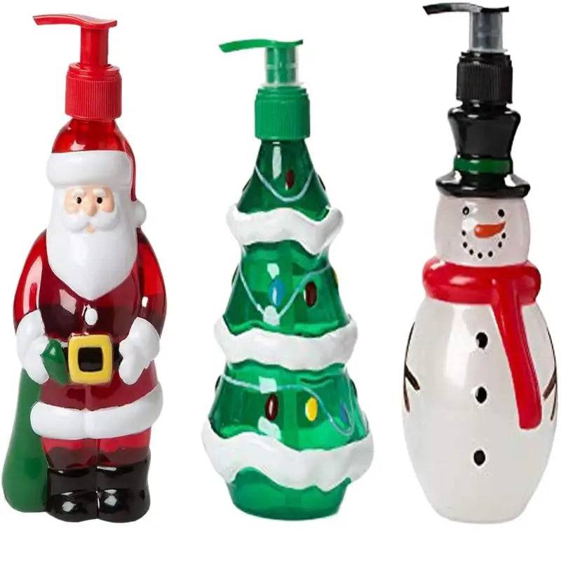 Christmas Snowman Soap Dispenser 350ml | Festive Holiday Gift