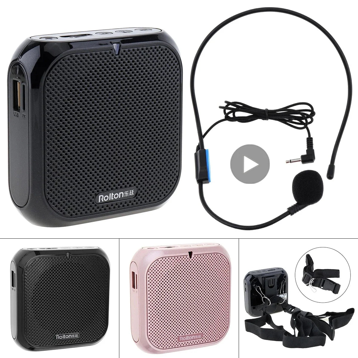 Rolton K400 Headset Mic & Portable Voice Amplifier Kit
