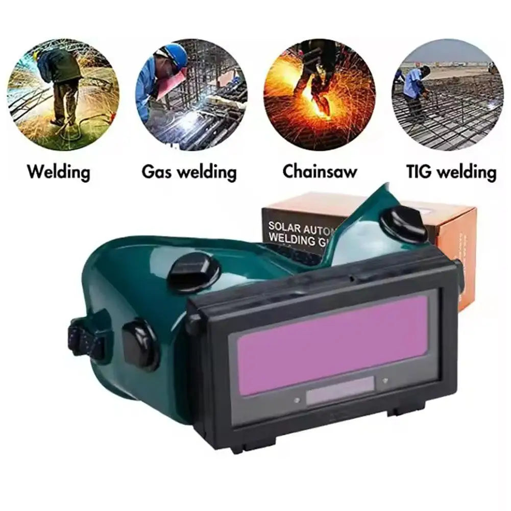Solar Auto-Darkening Welding Helmet – UV & Arc Protection