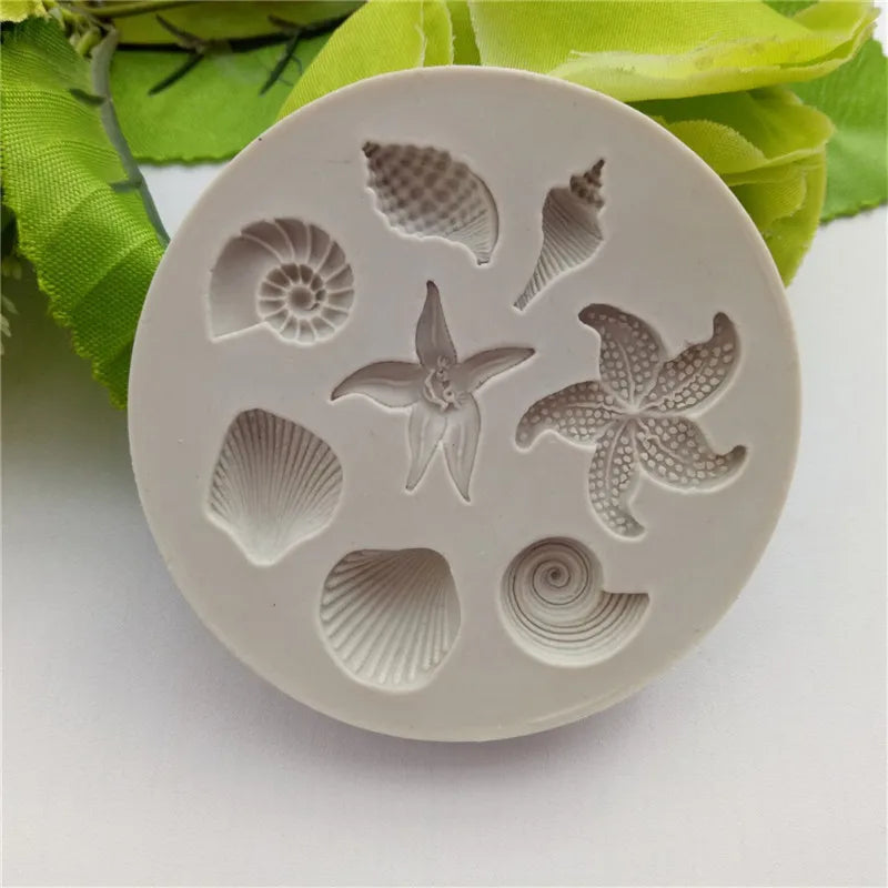 Ocean Seashell Conch Silicone Mold – Chocolate & Cake Baking