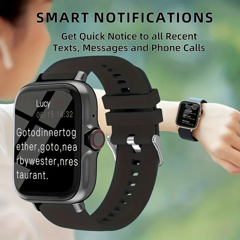 LOMAXFR Smart Watch | Bluetooth Calling, Multi-Sport, iOS & Android