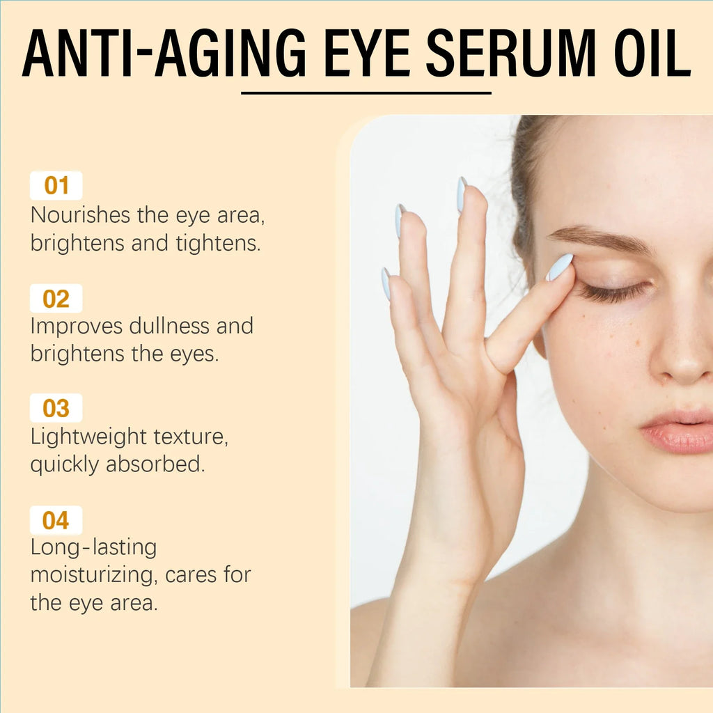 Anti-Aging Eye Serum Oil – Vitamin C & E, Dark Circles