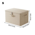 Lockable Storage Box with Handle – Odor-Proof Wardrobe Organizer