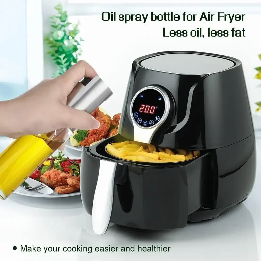 Glass Pressurized Oil Spray Bottle – Kitchen & BBQ Dispenser