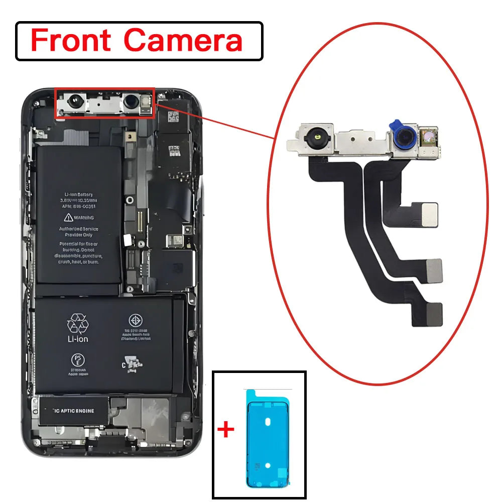 iPhone Front Camera Flex Cable 7 8 X XR XS 11 12 Pro Max Replacement