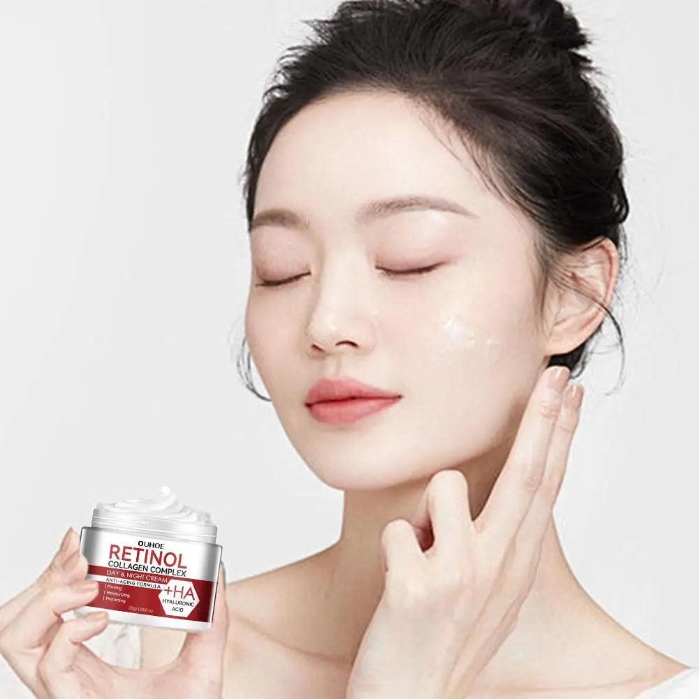 LAIKOU Retinol Collagen Night Cream – Anti-Aging Face Moisturizer