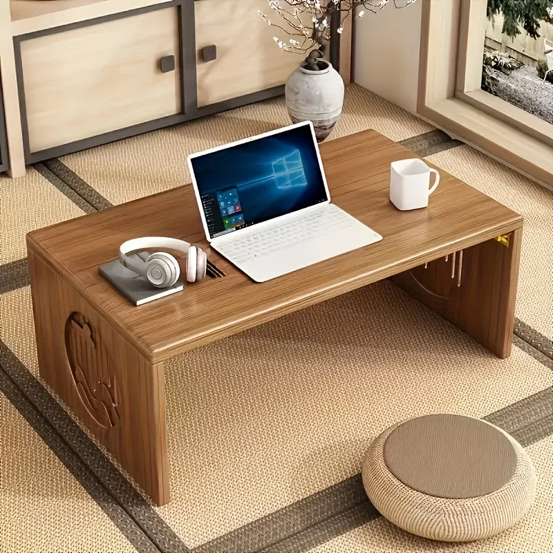 Bamboo Folding Low Table – Japanese Style Bedroom & Study