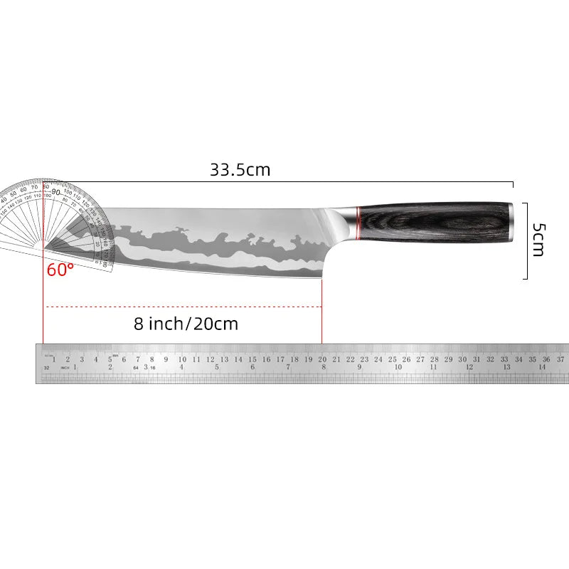 XUAN FENG Folding Fruit Knife – D2 Steel & Wooden Handle