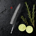67-Layer Damascus Steel Knife Blank Blade – DIY Knife Making