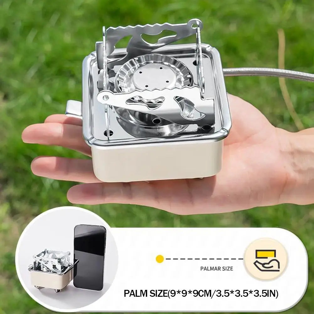 Mini Camping Gas Stove 4500W – Portable Stainless Steel Burner