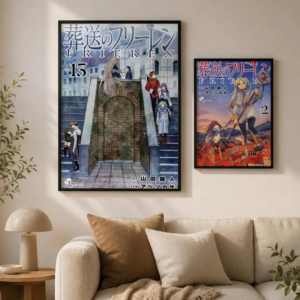 Sousou no Frieren Anime Wall Poster – Waterproof Self-Adhesive